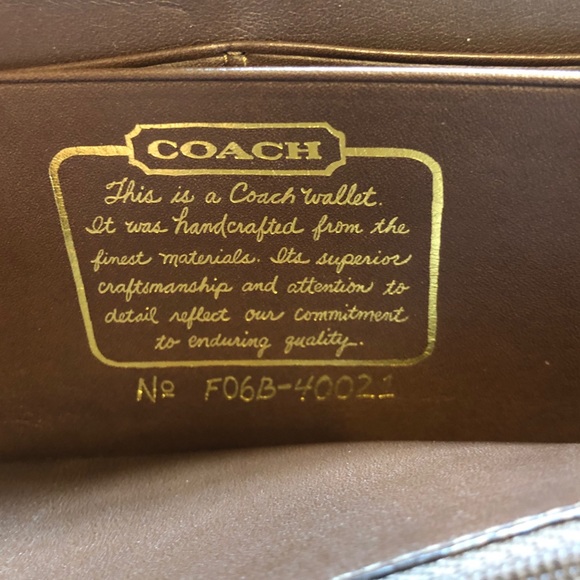 Coach Signature Stripe Zip Wallet - Picture 4 of 4